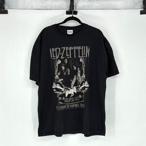 Men's Black Led Zepplin Chicago Stadium Short Sleeve Tee - Plus Size XXL